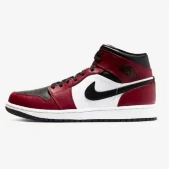 Nike Air Jordan 1 Mid Red Black 270